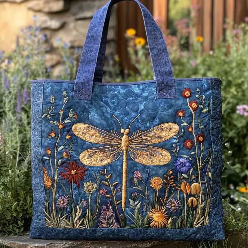 Padded case - Golden dragonfly