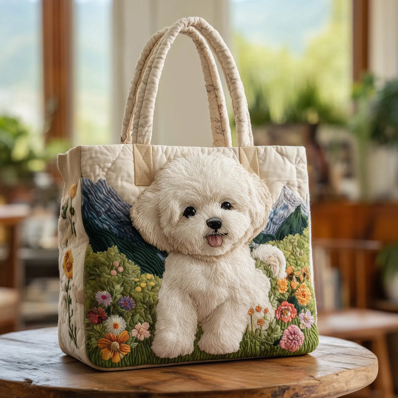 Hand-padded bag - Enchanted dog