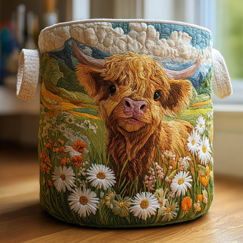 Padded Laundry Hamper - Tall Floral