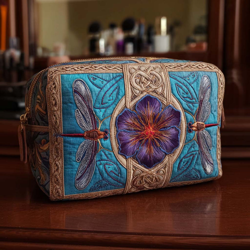 "Meadow Magic" Padded Makeup Bag